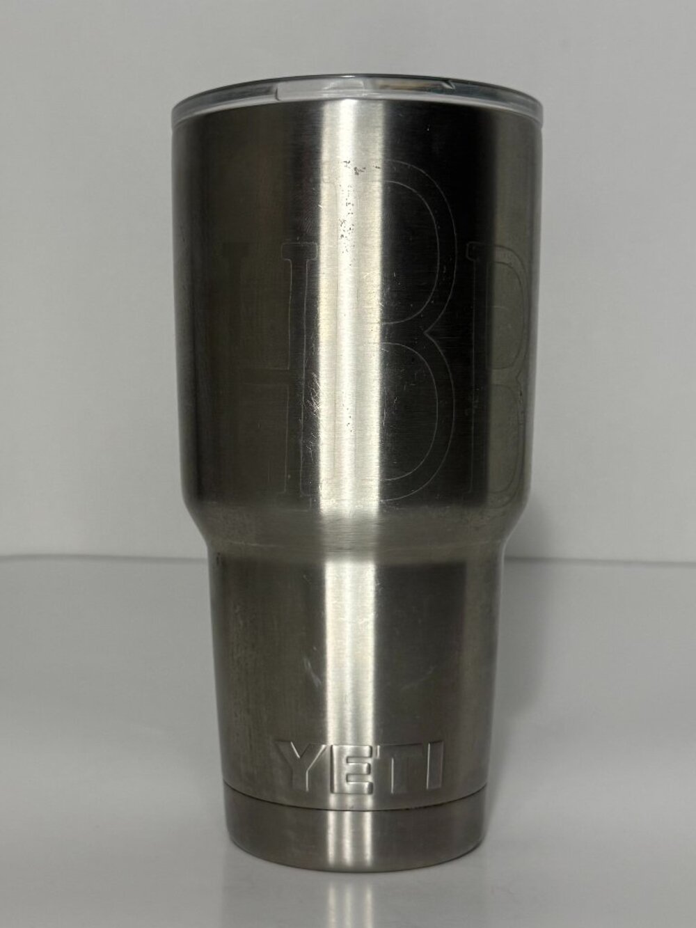 YETI Rambler 30oz Stainless Steel Tumbler With Lid – Engraved Initials